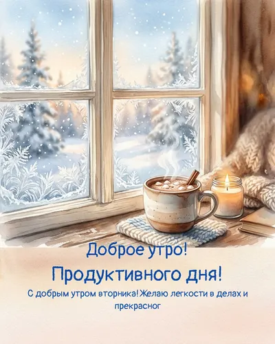 Доброе утро! Продуктивного дня! — morning winter 14